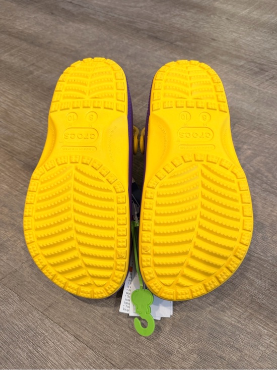 NWT Crocs Los Angeles Lakers NBA Classic Clogs Purple Gold Men’s 8 Women’s 10